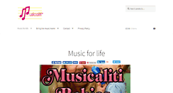 Desktop Screenshot of musicaliti.co.uk